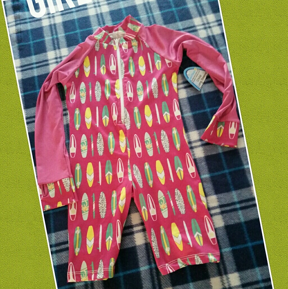 Girls swim body suit